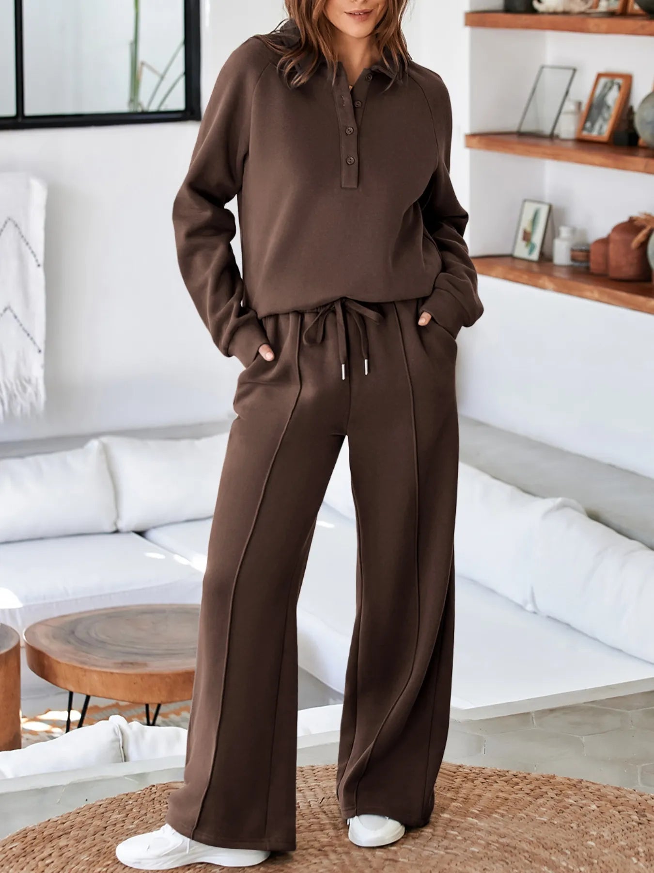 Collared Sweatshirt