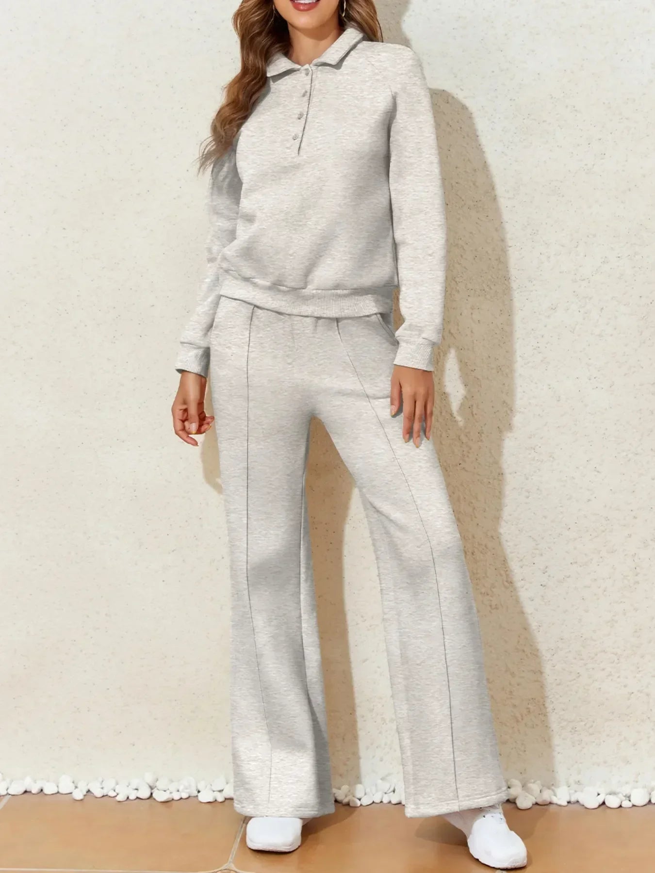 Collared Sweatshirt