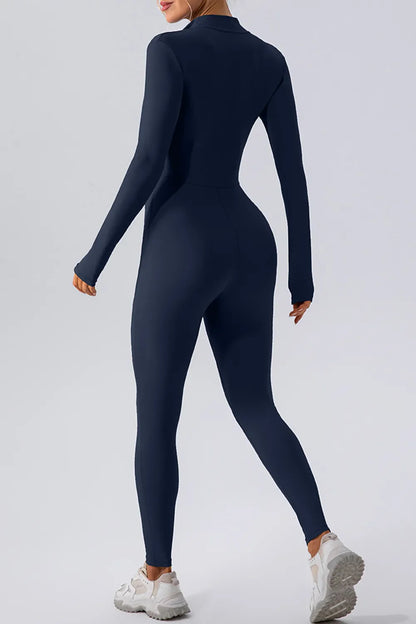 Half Zip Mock Neck