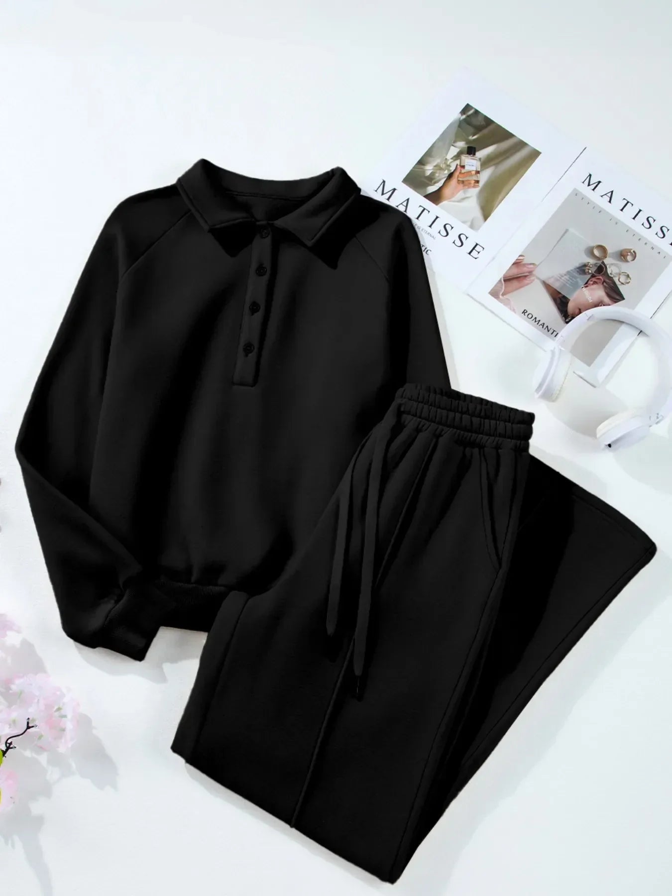 Collared Sweatshirt