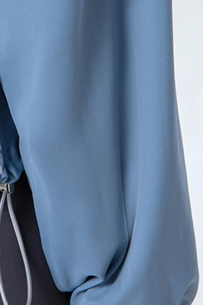 Drawstring Zip Up Outerwear for Active & Stylish Looks | Comfortable & Opaque