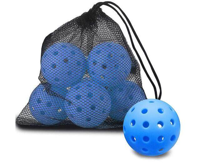 Pickleball Ball Set 74mm 40 Holes Outdoor