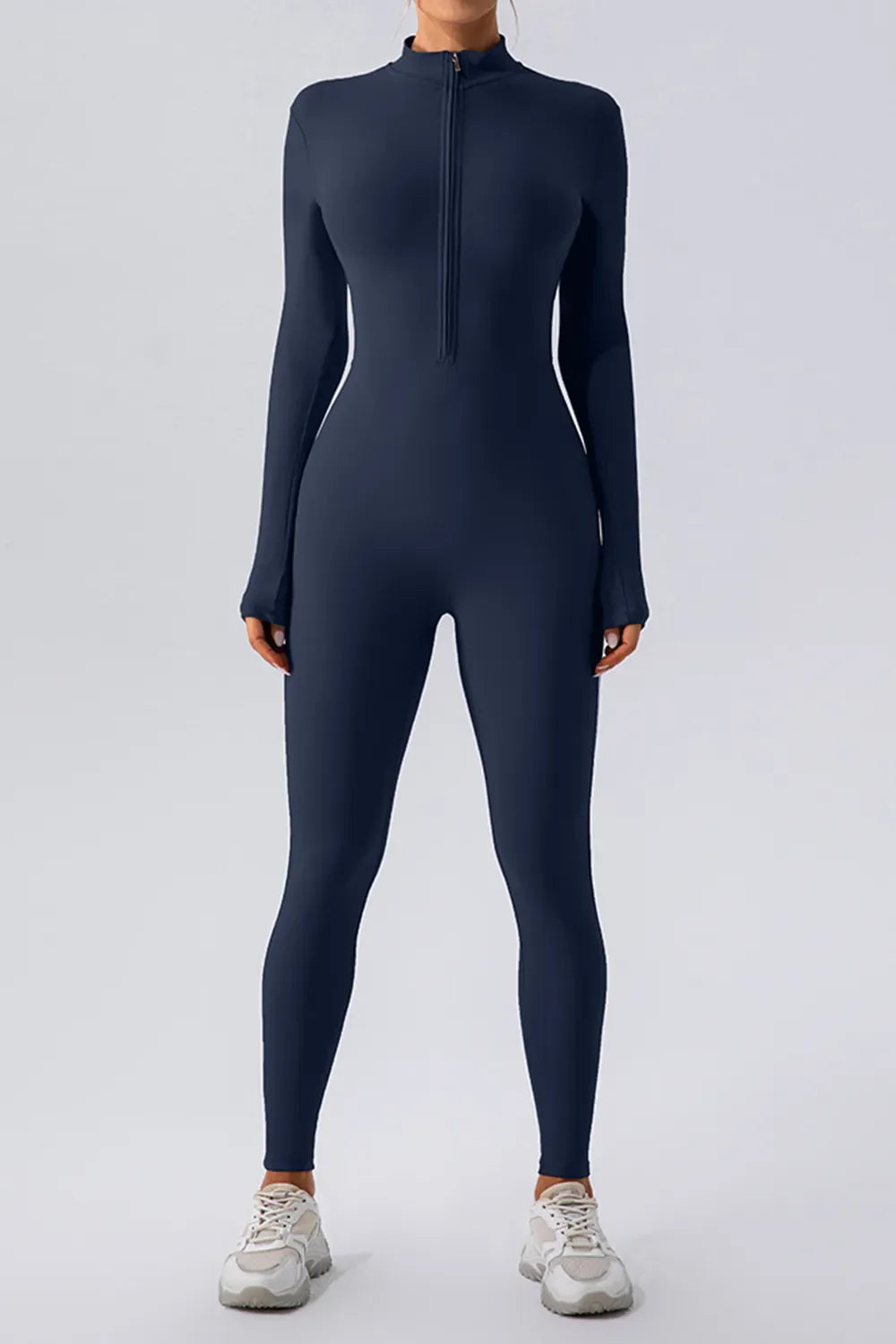 Half Zip Mock Neck