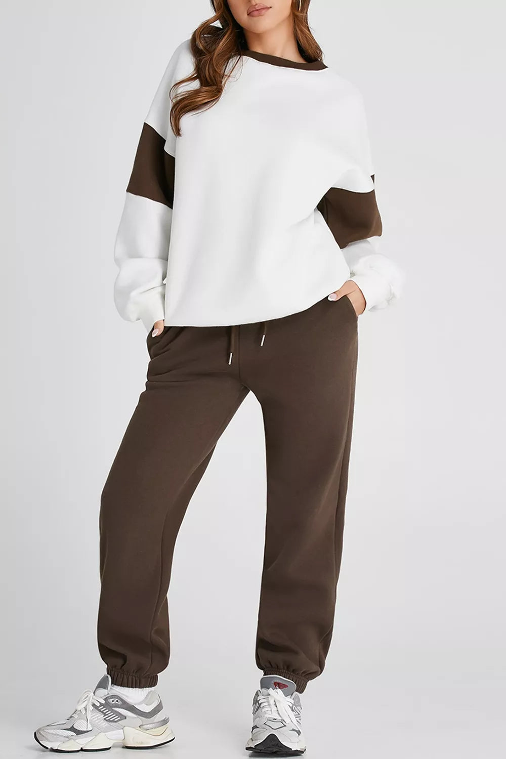Drop Shoulder Loose Sweatshirt
