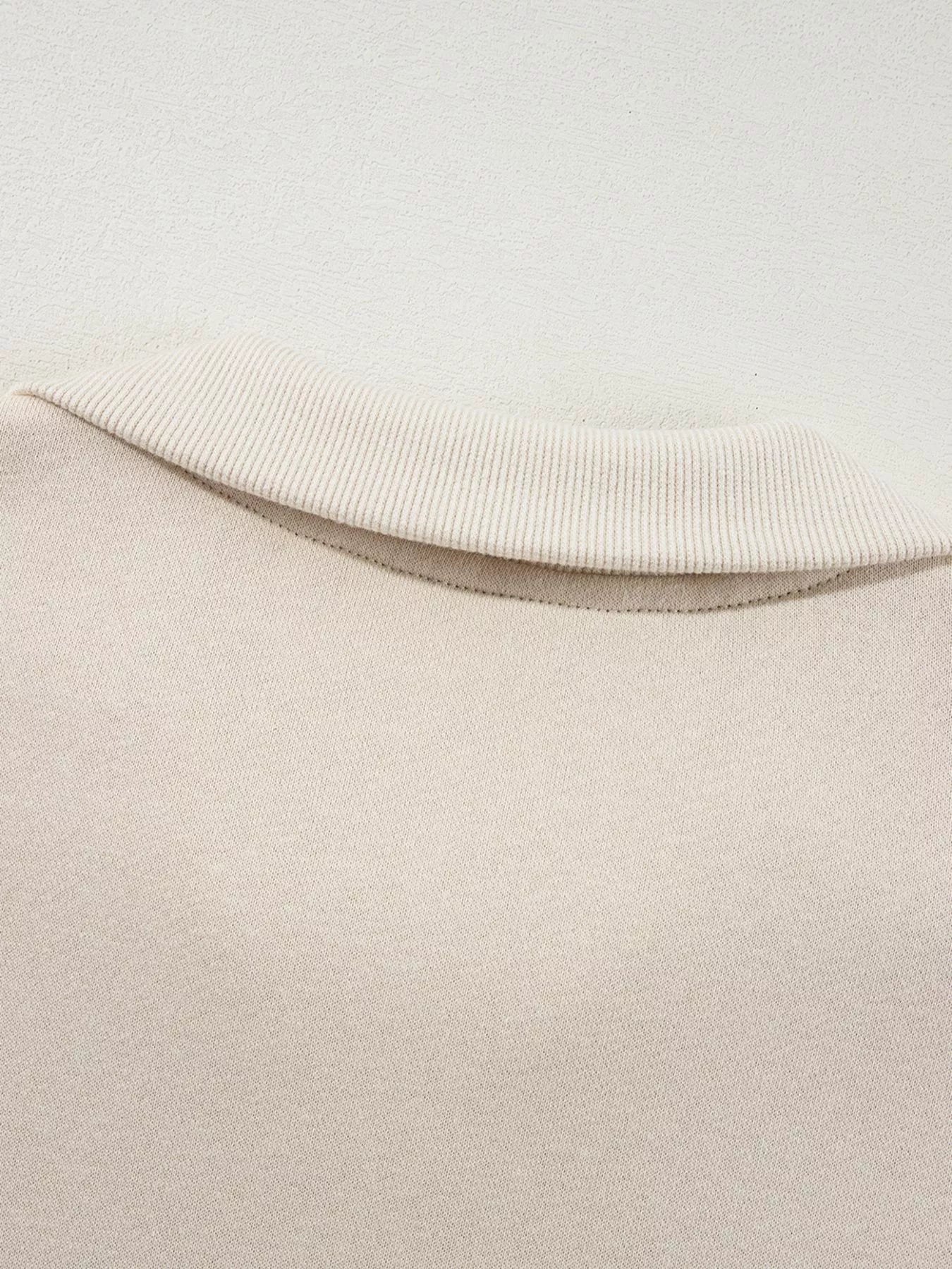 Drop Shoulder Zip Up Jacket