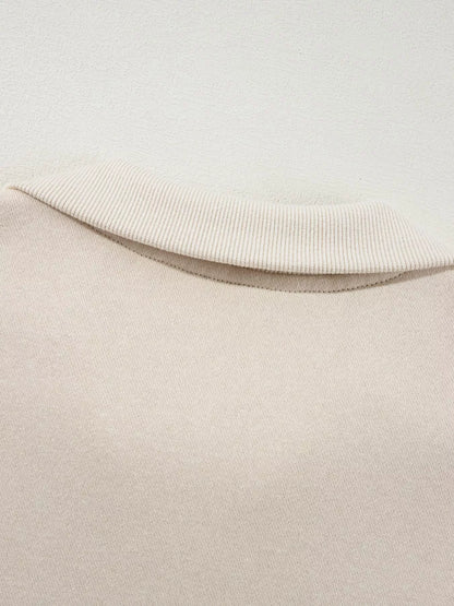Drop Shoulder Zip Up Jacket