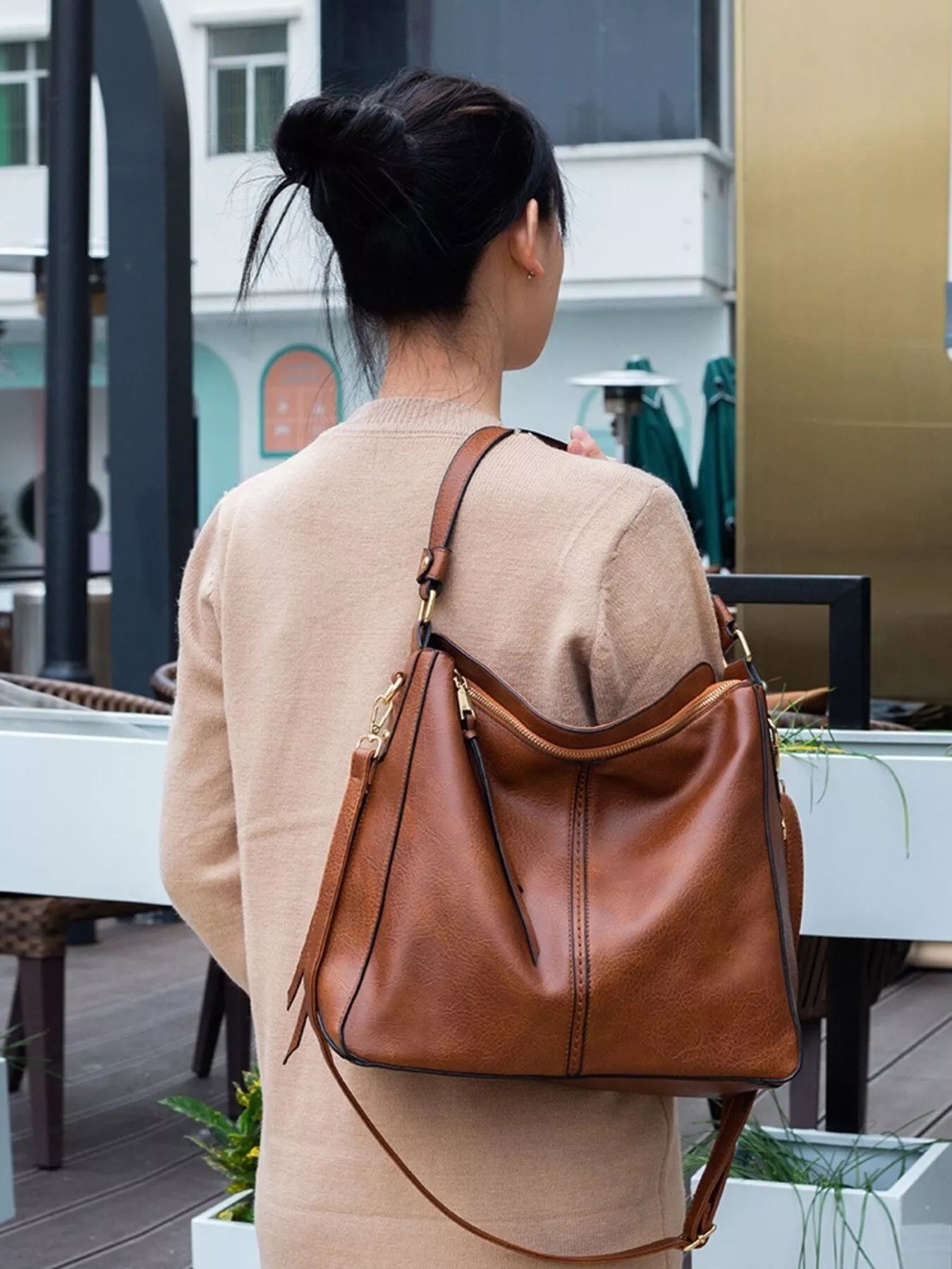 Classic PU Leather Tote