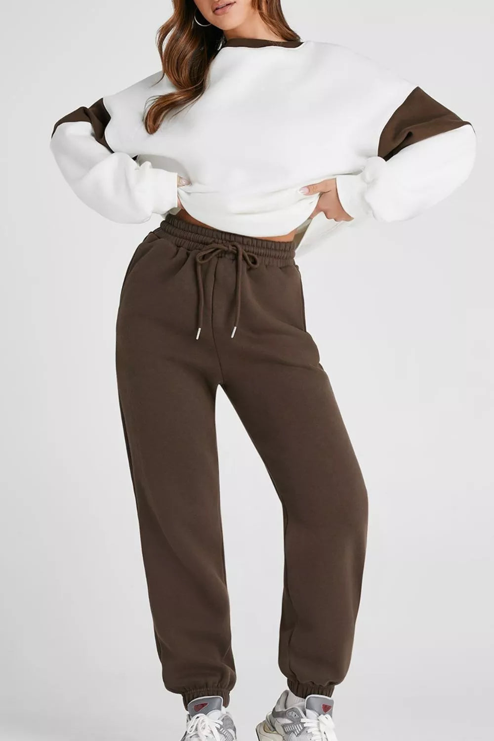 Drop Shoulder Loose Sweatshirt