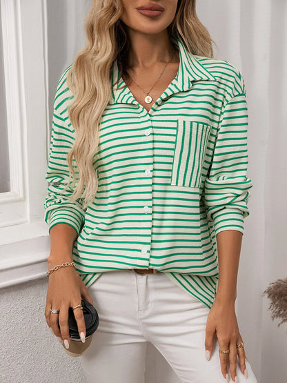 Striped Button Up