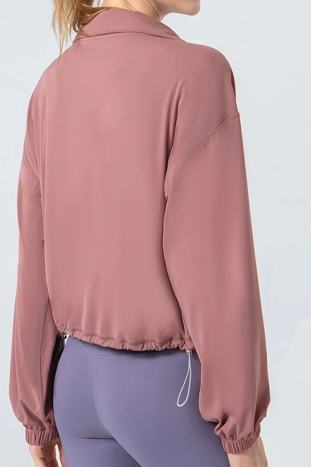 Drawstring Zip Up Outerwear for Active & Stylish Looks | Comfortable & Opaque