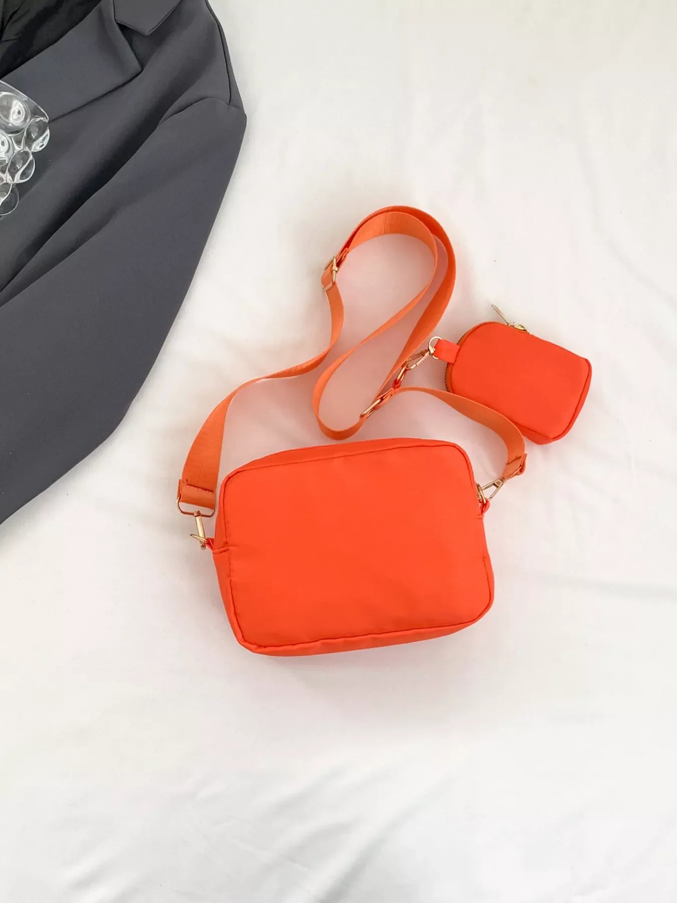 Chevron Quilted Crossbody Bag