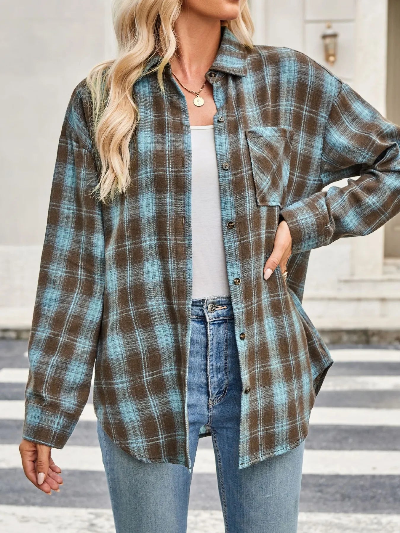 Plaid Button Up
