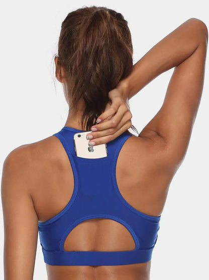 Cutout Scoop Neck Active Tank - Stylish & Comfortable Workout Top