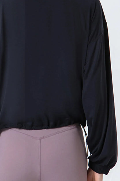Drawstring Zip Up Outerwear for Active & Stylish Looks | Comfortable & Opaque