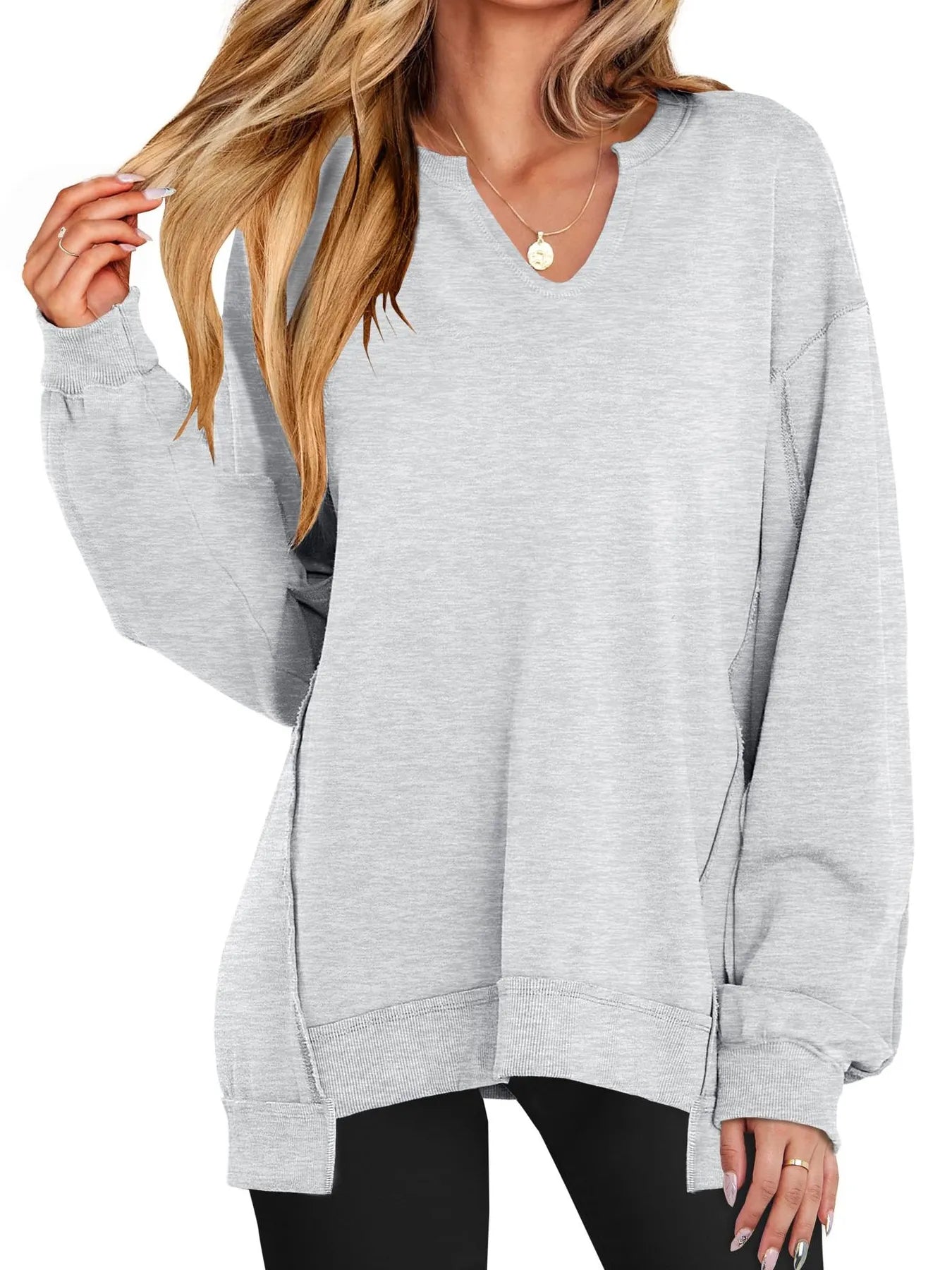Notched Long Sleeve