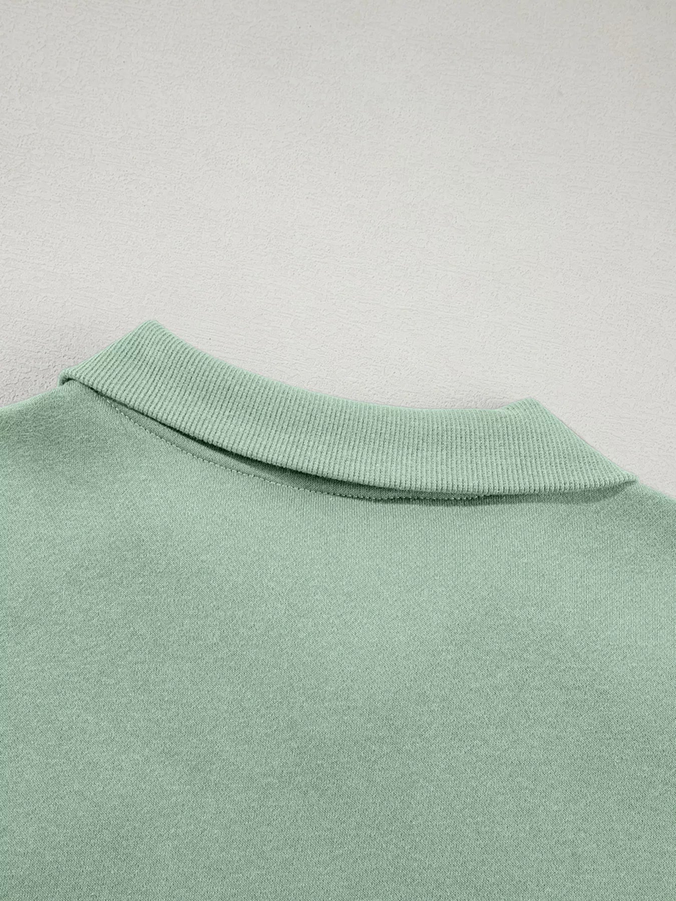 Drop Shoulder Zip Up Jacket