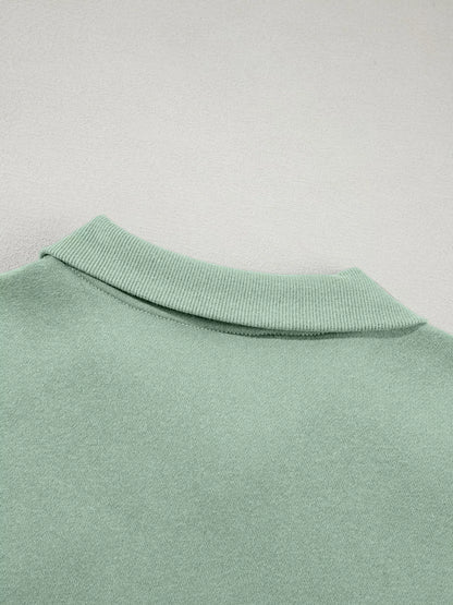 Drop Shoulder Zip Up Jacket