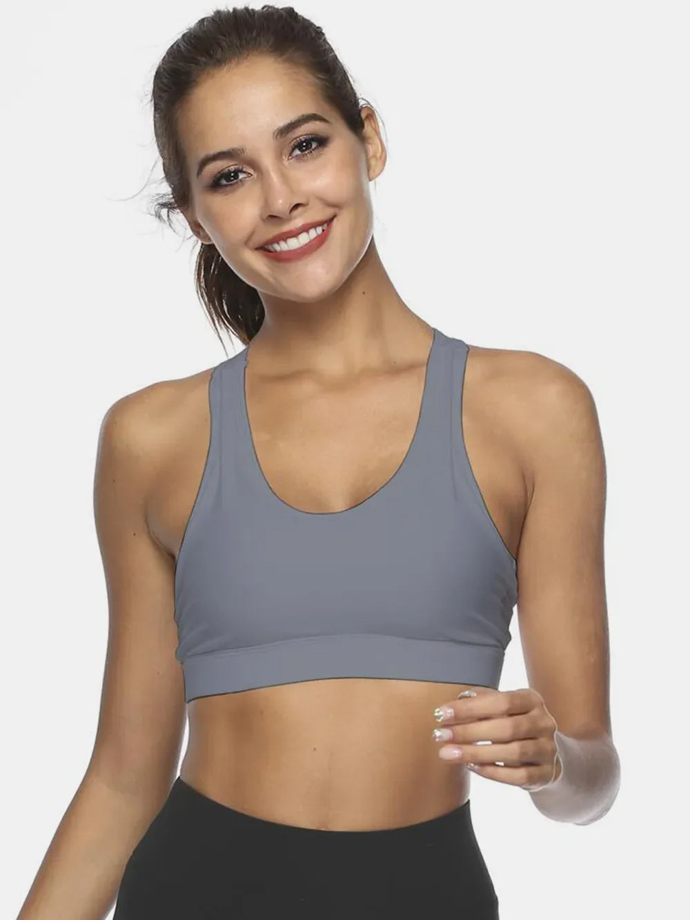 Cutout Scoop Neck Active Tank - Stylish & Comfortable Workout Top