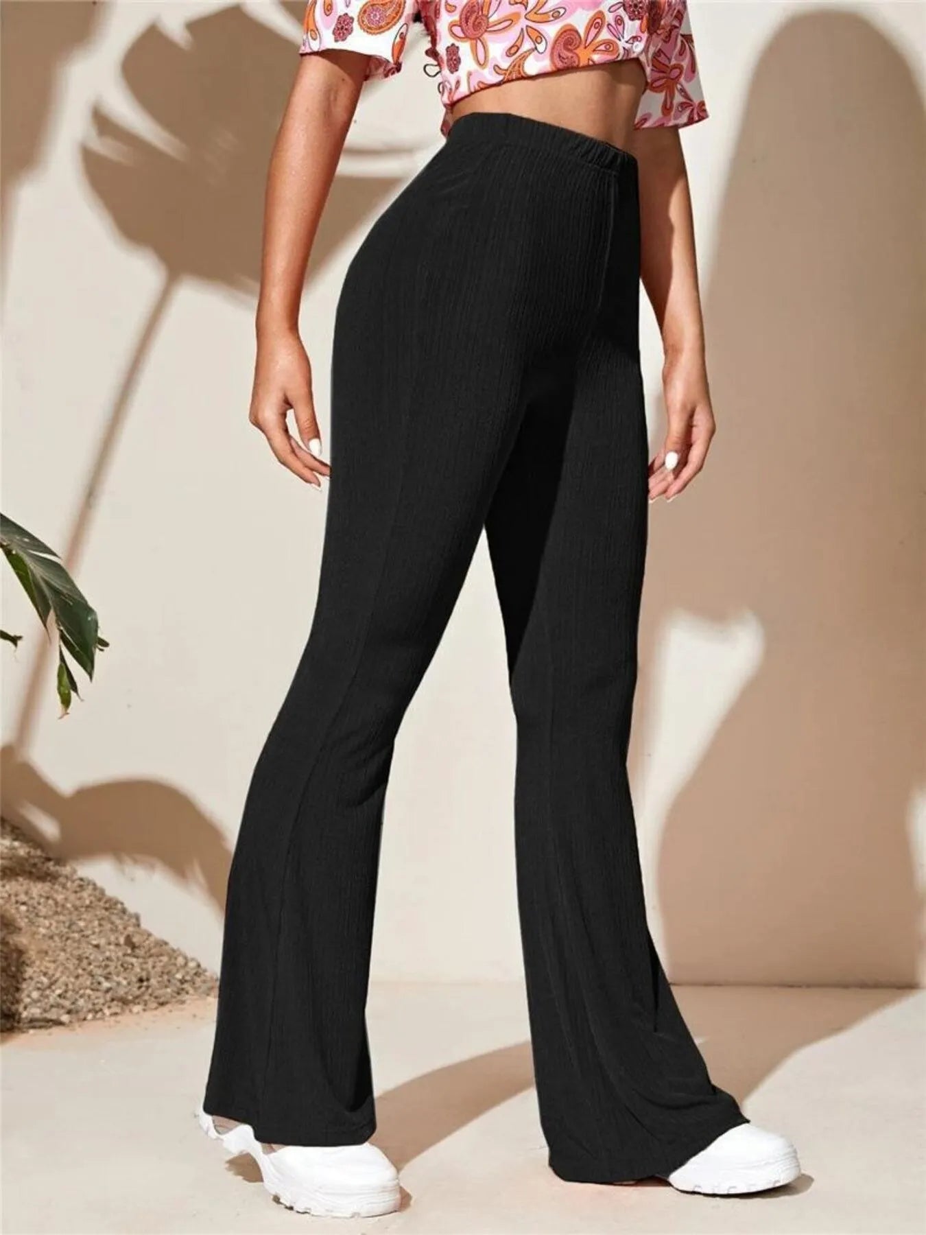 Full Size High-Waist Flare