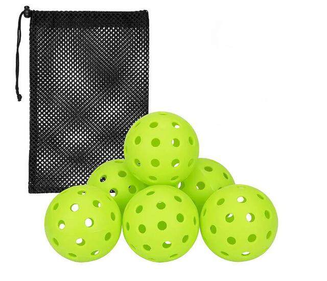 Pickleball Ball Set 74mm 40 Holes Outdoor