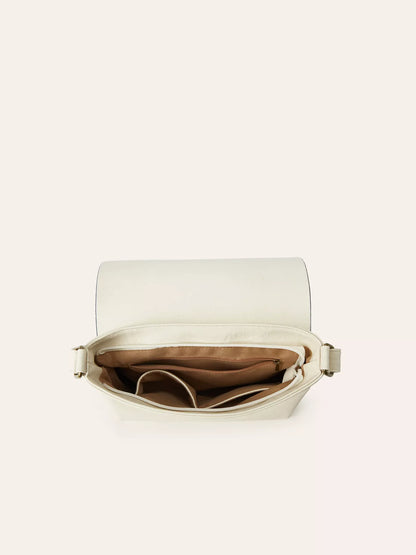 Vintage Buckle Flap Crossbody Bag