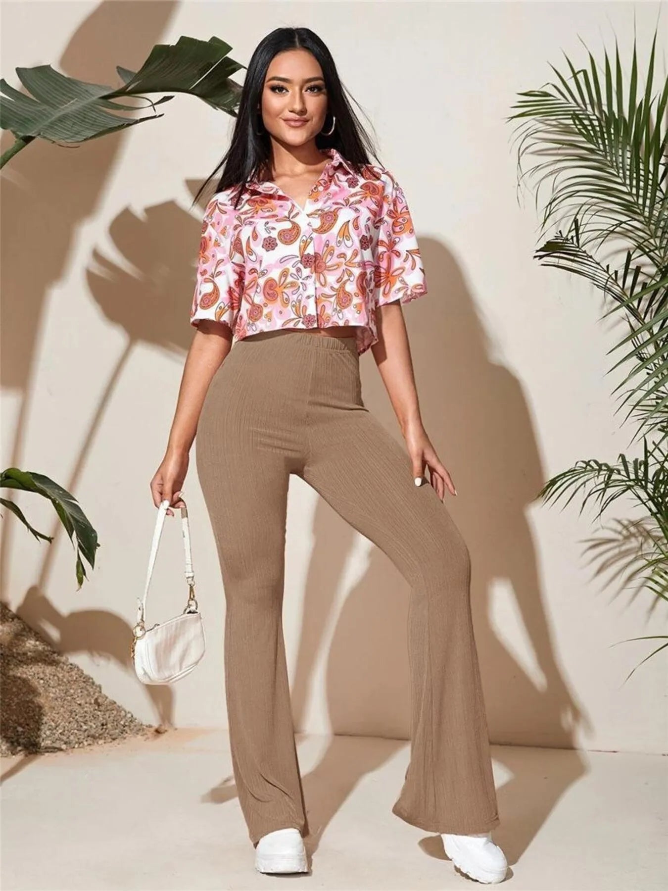 Full Size High-Waist Flare