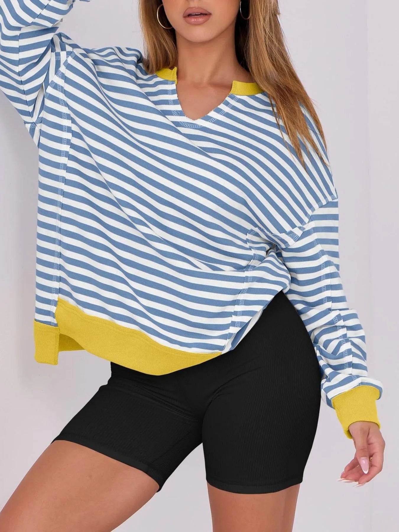 Notched Long Sleeve