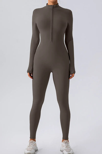 Half Zip Mock Neck