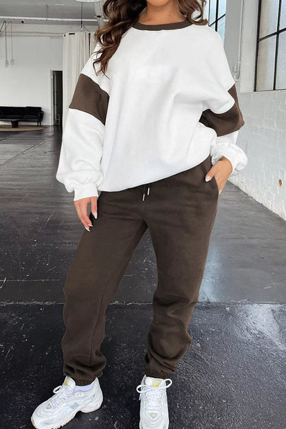 Drop Shoulder Loose Sweatshirt