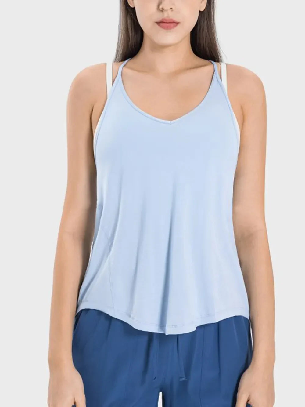 Millennia Slit Spaghetti Strap