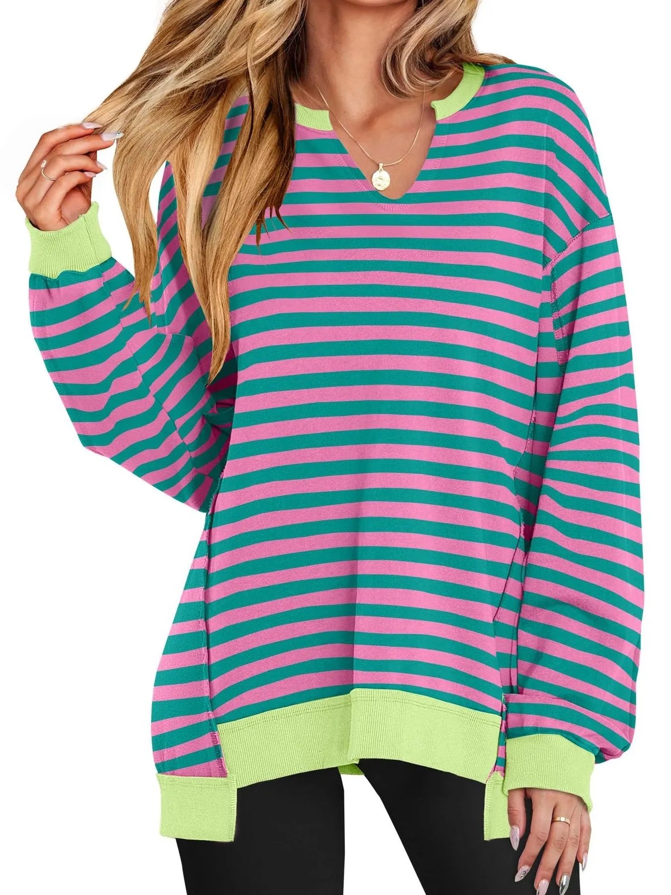 Notched Long Sleeve