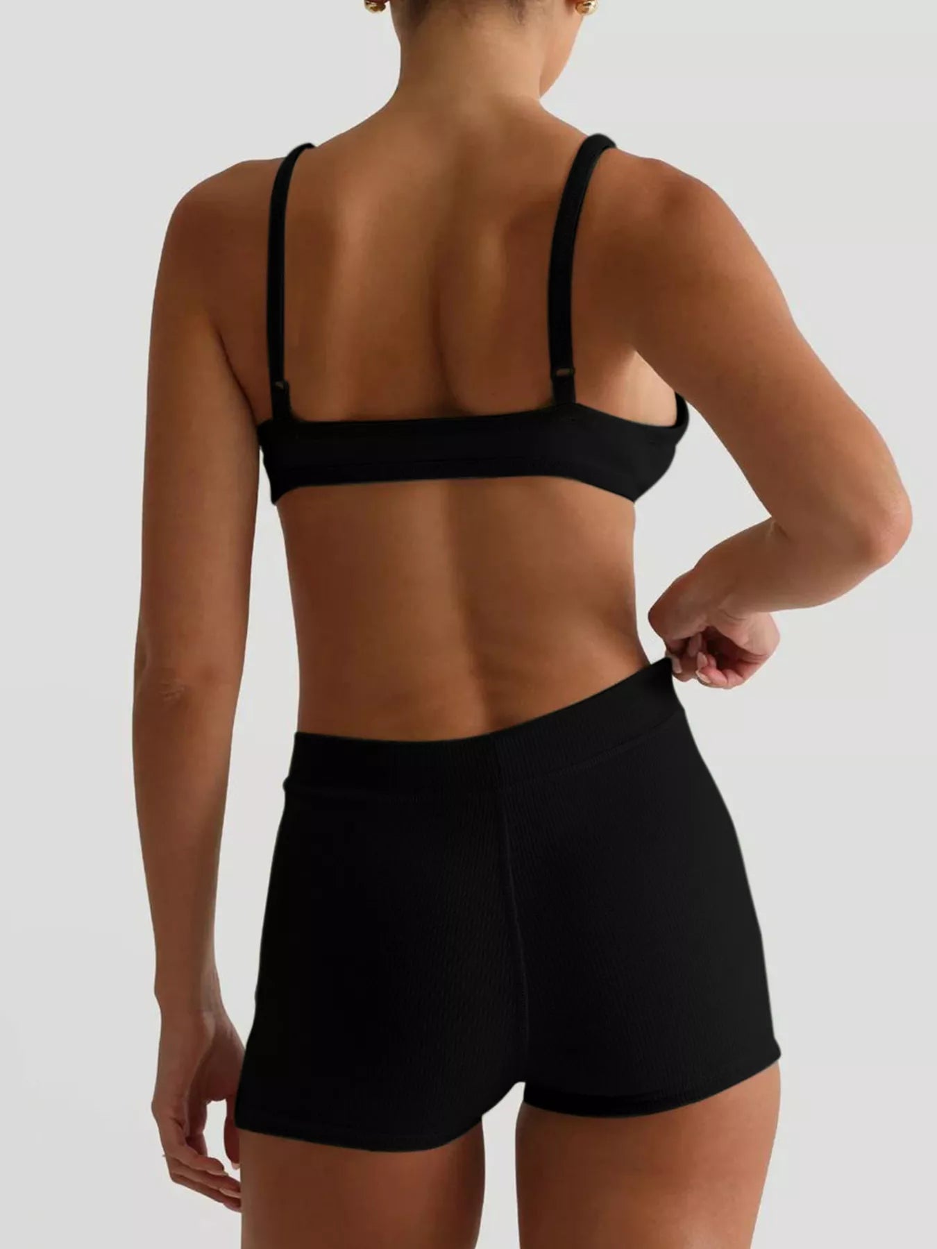 Seamless Bra and High Waist Shorts set