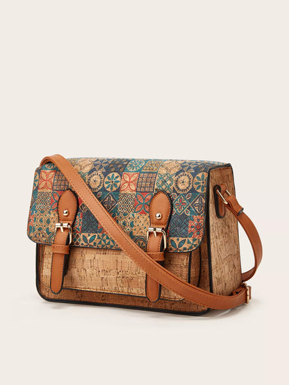 Vintage Pattern PU Leather