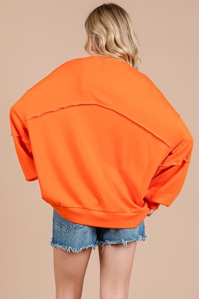 Ces Femme Exposed Seam Long Sleeve Sweatshirt