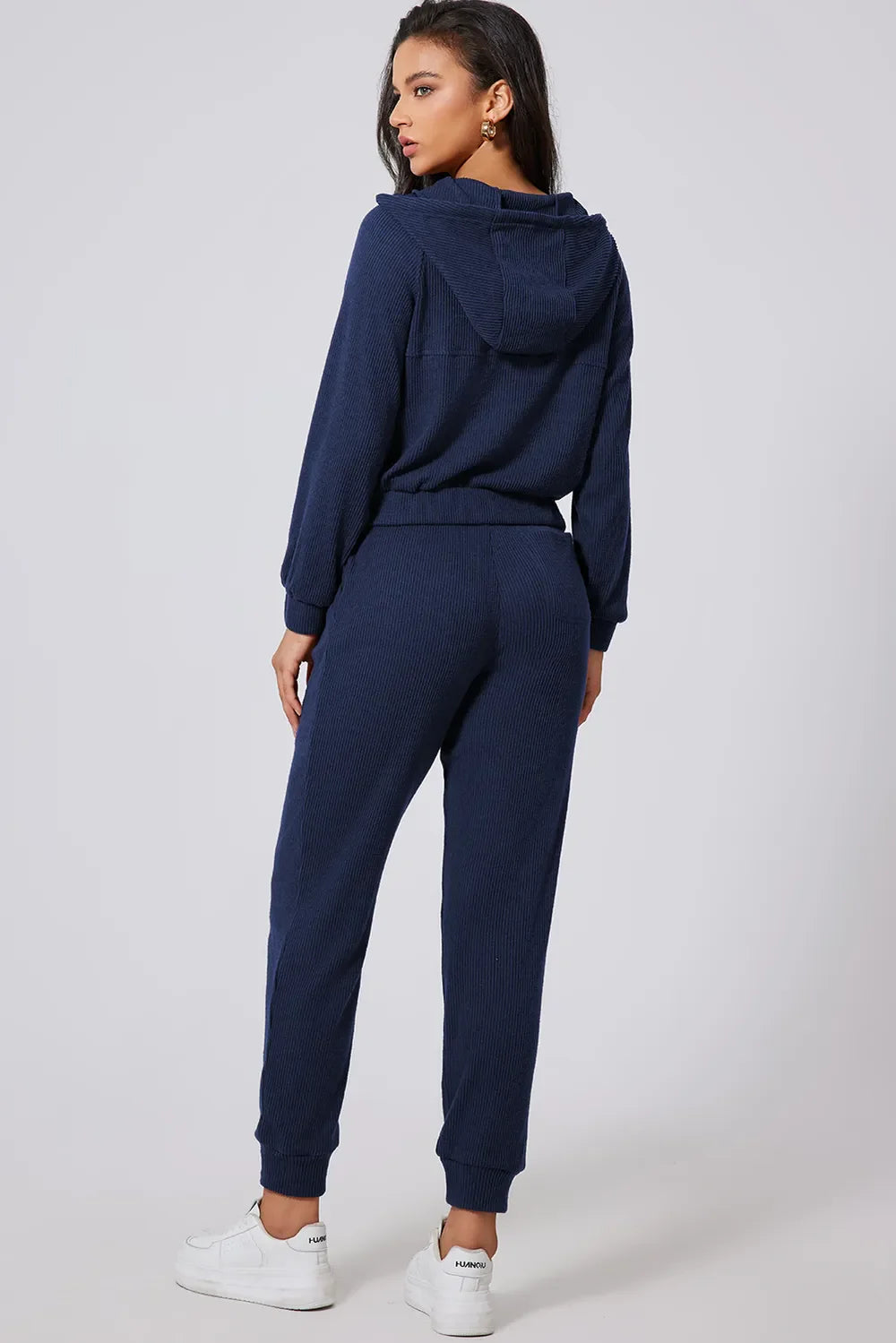 Drawstring Half Zip Hoodie