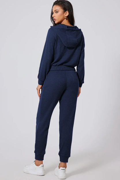 Drawstring Half Zip Hoodie