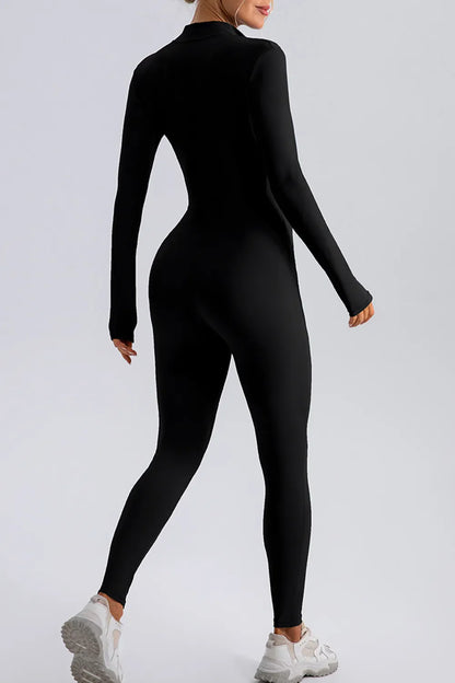 Half Zip Mock Neck