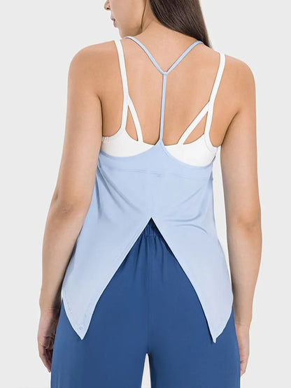 Millennia Slit Spaghetti Strap