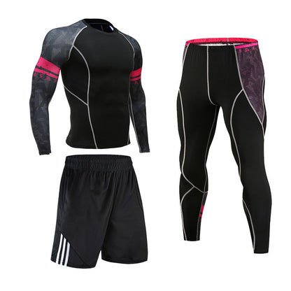 Sports Suit Men's Tights Basketball Running Suit