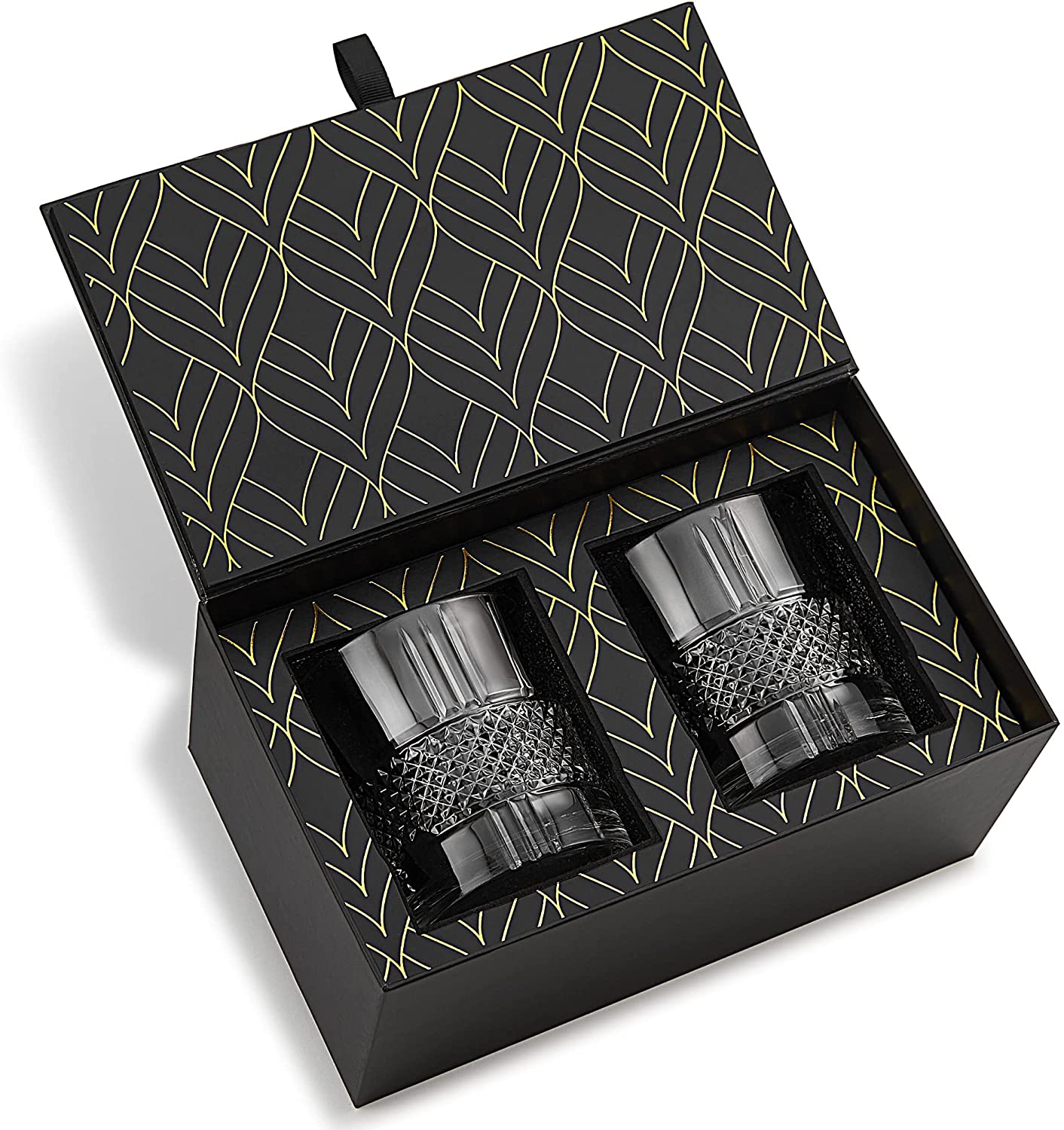 The Eco Crystal Collection - Reserve Whiskey Glass Edition in elegant gift box.