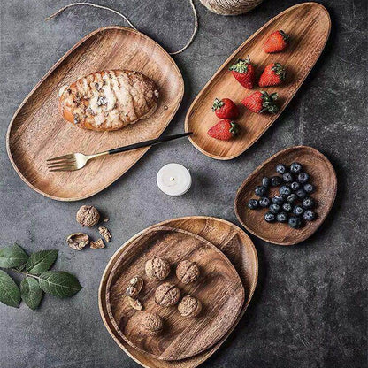 Wood Tableware Set