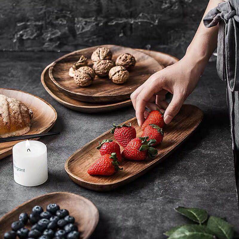 Wood Tableware Set