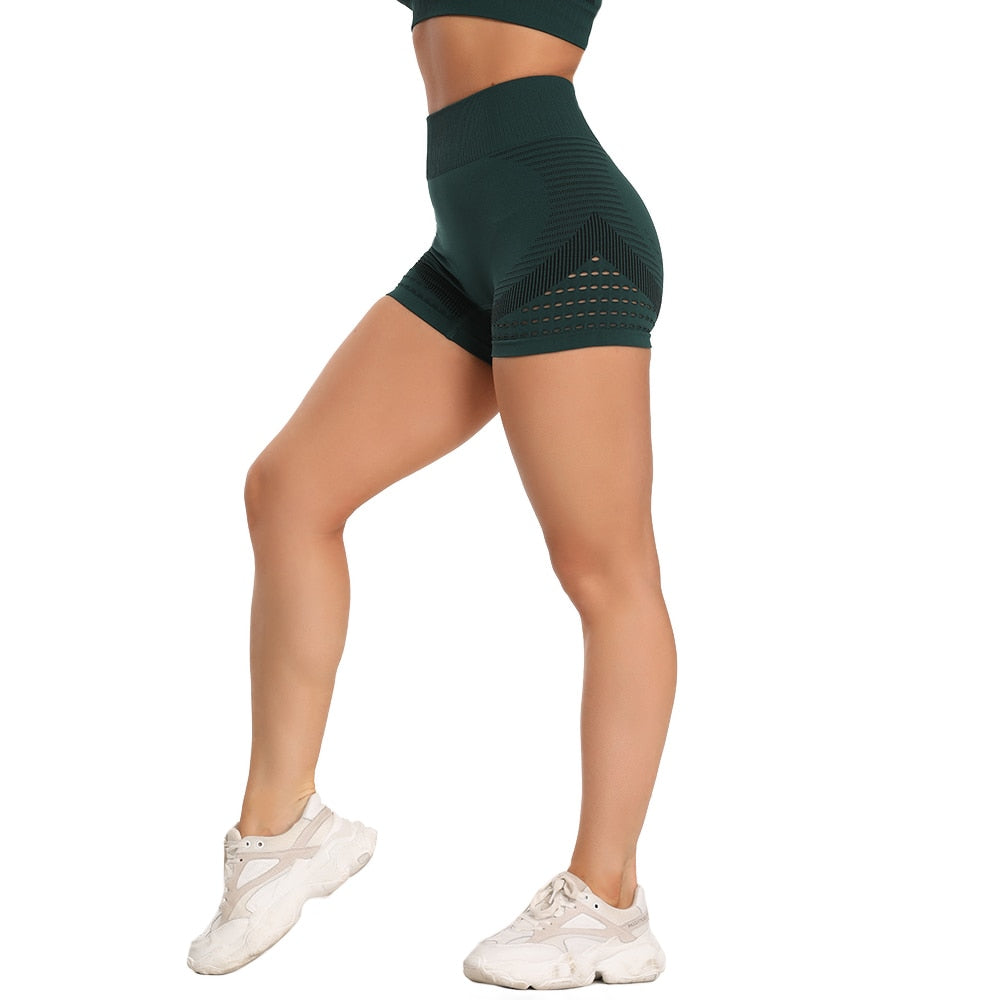 Summer Yoga High Waist Shorts