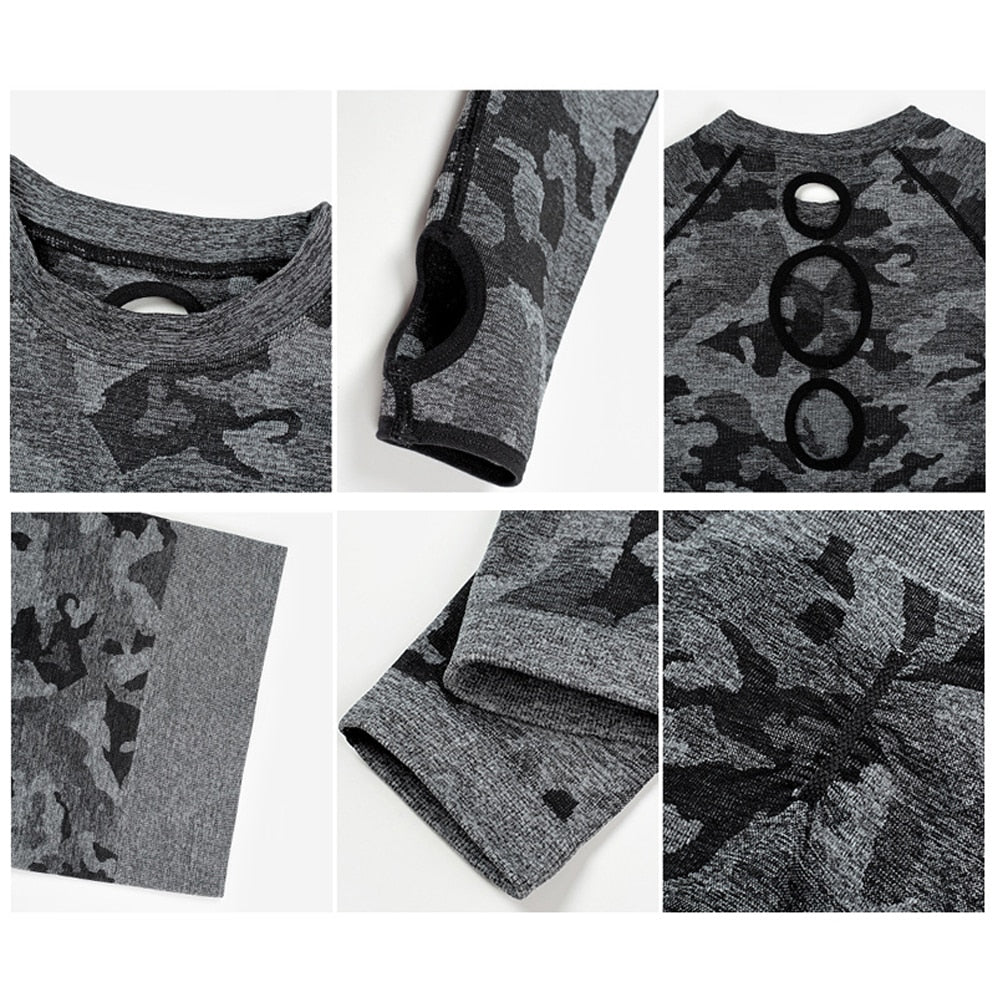 Women Yoga Set Seamless Sport Suit