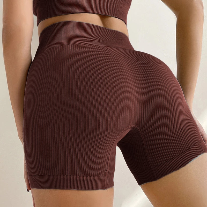 Women Seamless Ribbed Leggings